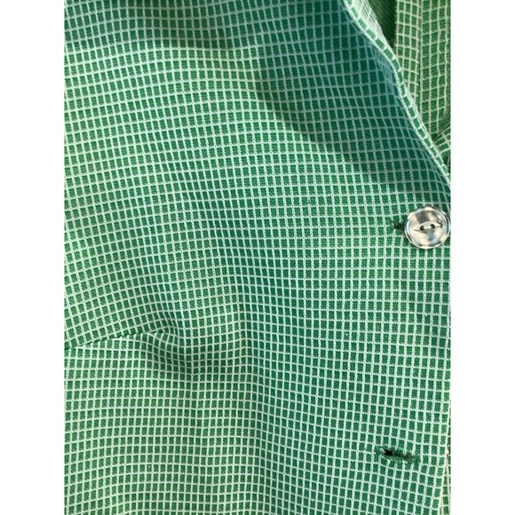 1970s Handmade Suit Jacket Skirt Belt Polyester A-Line Wide Collar Leisure Suit - Picture 10 of 16